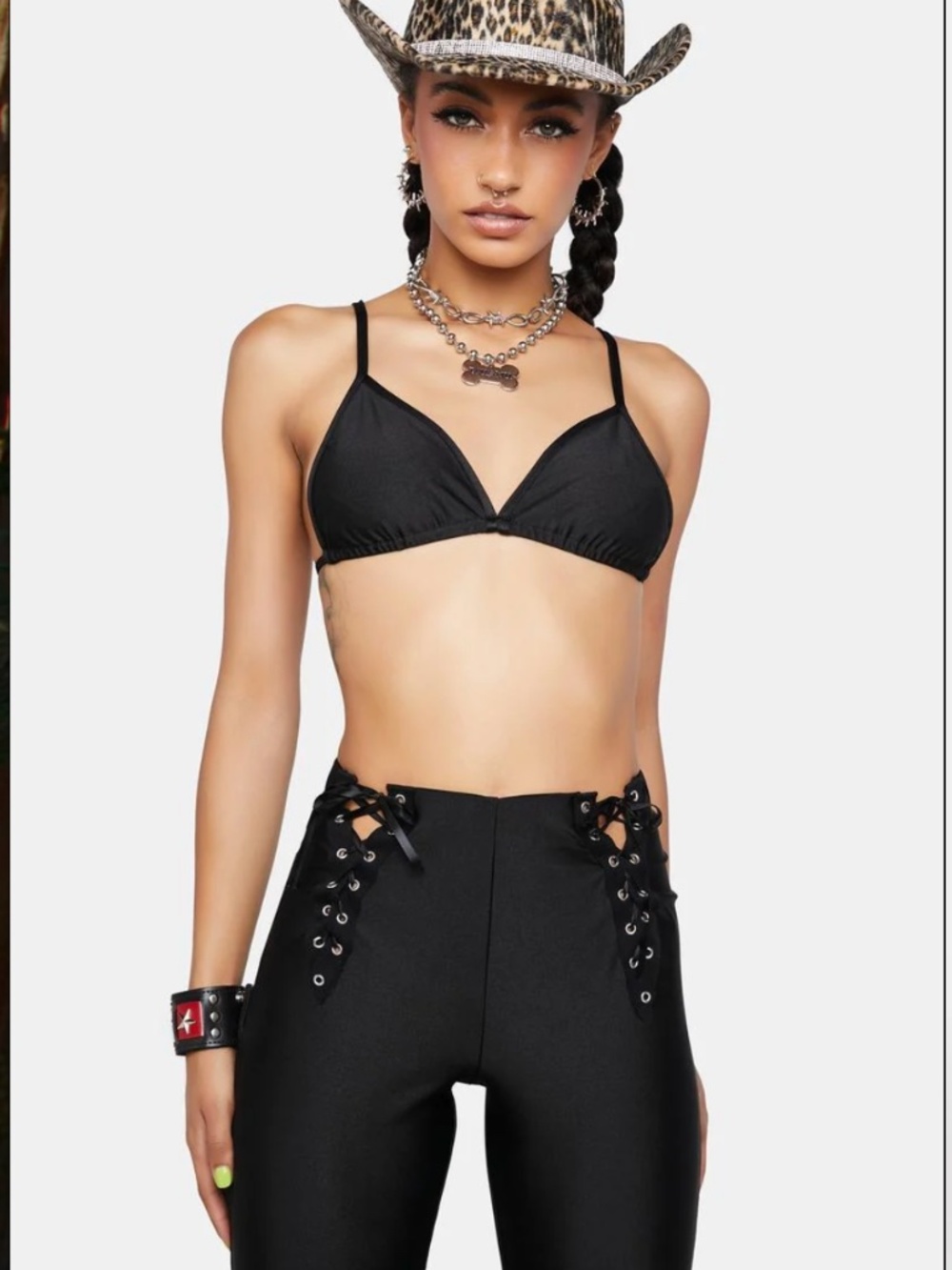 Dolls Kill SCROLLING THROUGH PANTS SET